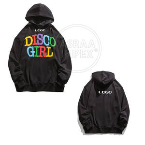 เสื้อฮู้ดพิมพ์ลายพัฟฟ์สีพื้นสไตล์ล่าสุด ผ้าฝ้าย 100% สำหรับฤดูหนาว สวมใส่สบาย ขายส่ง รับผลิตตามแบบสำหรับผู้ชาย - Product Image 6