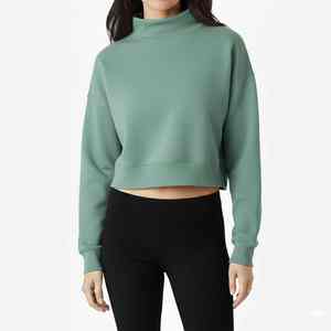 Wholesale Women's Delta Lambda Phi Sorority Mock Neck Knitted <b>Sweatshirt</b> <b>Long</b> Sleeves Breathable Quick Dry Front - Product Image 6