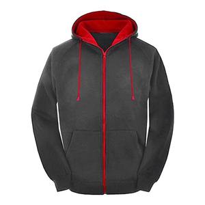 Vente chaude personnalisé sans cordon Zip-Up 100% coton solide surdimensionné polaire Zip Fit Boxy Hoodie haute qualité hommes Hoodies - Product Image 2