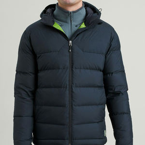 Nouveau 2025 vente en gros hommes doudoune personnaliser Logo léger matelassé surdimensionné à capuche vers le bas et à manches longues - Product Image 2