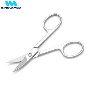 Made in Pakistan Strong Long Lasting Sharp <b>Precision</b> Curved Blades Best Quality Podiatry Scissors for Toenail - Product Image 2