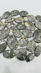 Cabujón de jaspe Turritella indio Natural de grado AAA, piedra preciosa suelta de tamaño personalizado de alta calidad para la fabricación de joyas - Product Image 4