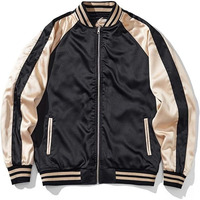 Chaqueta Bomber Deportiva Unisex de Alta Calidad, Personalizable con Letras Universitarias, Estilo Varsity, para Hombre