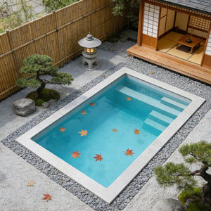 home pool round swimming pool rectangular swimming pool <b>glass</b> <b>mosaic</b> pool <b>tiles</b> pool prefabricated swimming pool - Product Image 5