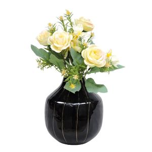 Florero de Metal hecho a mano decorativo de lujo Florero de Arte Moderno hecho a mano para el interior del hotel y el hogar al precio más bajo - Product Image 6