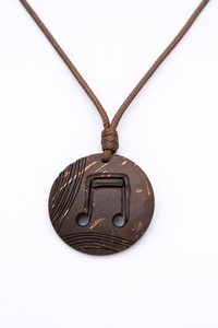 Último diseño hecho a mano decorativo colgante de cáscara de coco Botón de patrón ovalado Natural por creaciones antiguas - Product Image 4