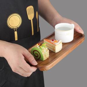 Bandeja de Servir de Madera de Acacia Premium, Grabado Personalizable con Logotipo en Color para Bodas, Fiestas, Pasteles, Pan, Desayuno, Uso en el Hogar y la Cocina - Product Image 2