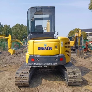 Mini-pelleteuse Komatsu PC50MR d'occasion 5 tonnes sur chenilles avec moteur américain d'origine et pompe 2022 Modèle 1 an de garantie - Product Image 5