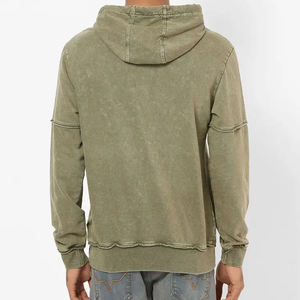 Logo personnalisé sérigraphie broderie coton hommes hiver sweats à capuche pull à capuche poids lourd surdimensionné pull hommes sweats à capuche - Product Image 2