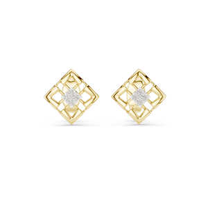 Pendientes de Diamantes de Laboratorio de 0.048 CT para Mujer, Claridad VVS-VS EF, Oro de 18KT, 14KT, 10KT y Plata 925, Oro Rosa, Amarillo y Blanco - Product Image 5