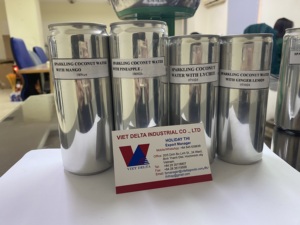 Boisson à l'eau de coco gazéifiée OEM ODM avec beaucoup de saveur peut 330ml origine Vietnam au meilleur prix - Product Image 2