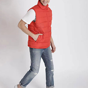 Servicio OEM, Diseño con Logotipo Propio, Chaqueta de Burbuja sin Mangas con Capucha para Hombre, Invierno, Alta Calidad, Transpirable, Ecológica y Personalizable - Product Image 5