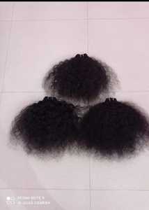 100% Natural Virgin <b>Hair</b> Extensions 10-36 Inch Deep Curly Raw Indian Temple Cuticle Aligned <b>Hair</b> Bundles - Product Image 2