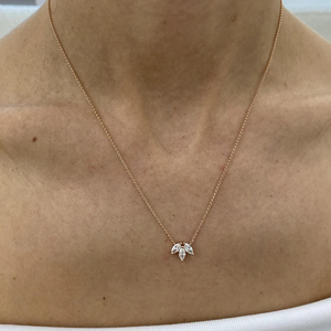Estilo moderno IGI certificado VVS laboratorio cultivado diamante 14K oro sólido COLLAR COLGANTE cadena fina moda joyería de lujo para mujeres - Product Image 2