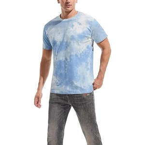 เสื้อยืดคอกลมแขนสั้นสำหรับผู้ชายเสื้อยืดคอกลมพิมพ์ลายไหล่แนวเอียงผ้าฝ้ายสำหรับ100% - Product Image 6