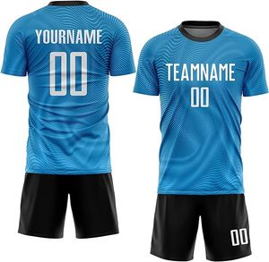 Sublimación personalizada más uniformes de fútbol de gran tamaño conjuntos de camisetas de equipo de fútbol para hombres con bordado - Product Image 2
