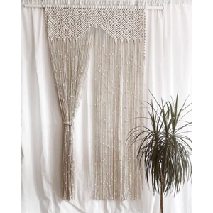 Cortina de Pared de Macramé, Tapiz de Estilo Bohemio para Comedor, Sala de Estar, Decoración de Pared Vertical Ecológica, Tapiz Boho para el Hogar - Product Image 2