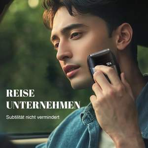 Máquina de Afeitar Eléctrica con Pantalla LED, Funcionamiento en Seco y Húmedo, 3 Cuchillas Flexibles, Resistente al Agua IPX7, Estación de Carga Incluida - Product Image 1