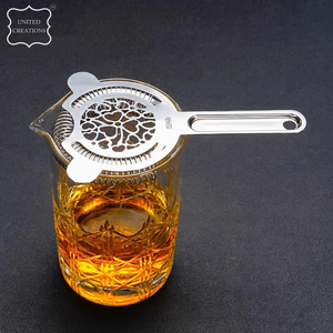 Outils de barre en acier inoxydable professionnels de 200mm Passoire à cocktail à ressort - Product Image 2