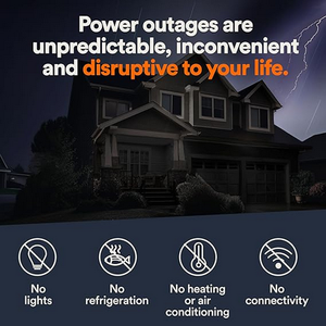 Kit de Generador Solar de Arranque Automático, Panel Solar de 200W, Batería LiFePO4 de 2048Wh, 4 Tomas de Corriente Alterna de 2400W, Compatible con Todos los Tipos de Motores, Uso Global - Product Image 4