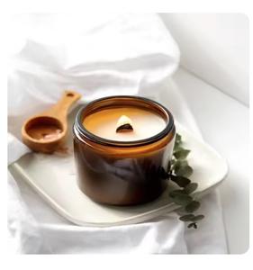 Bougies de pot d'aromathérapie à base d'ingrédients naturels, brûlage propre et huiles essentielles apaisantes, bougies de luxe parfumées - Product Image 3