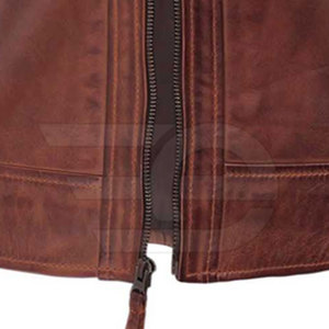 <b>Men</b> <b>Leather</b> <b>Jacket</b> Signature Street Style Outerwear Winter Apparel Durable <b>Leather</b> Clothing Trendy Wear - Product Image 6