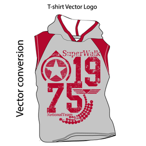 Camiseta personalizada con logotipo vectorial, serigrafía, embalaje textil - Product Image 2