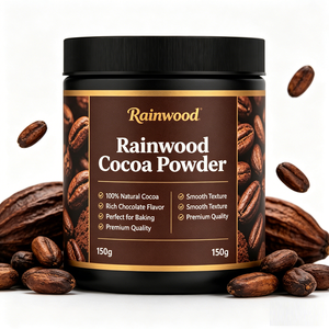 Poudre de cacao Rainwood OEM, marque privée, supplément de poudre de cacao chocolatée, poudre de cacao alcalinisée pure en boîtes - Product Image 1
