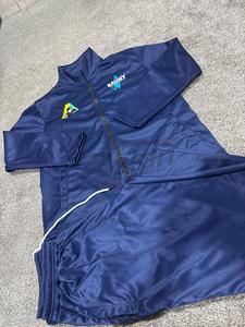 Conception professionnelle Respirant Polyester Dry Fit Zipper Survêtements Solide Motif Formation Running Team Sets Écologique Hiver - Product Image 5