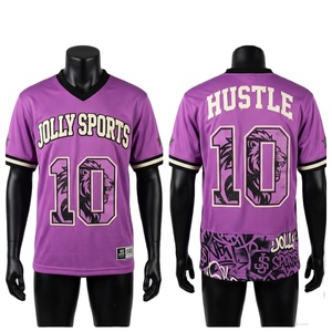 Camiseta de fútbol para hombre, malla de poliéster entrelazada de 170 g/m², transpirable, sublimación personalizada, 100 % algodón, corte holgado, estampada. - Product Image 1