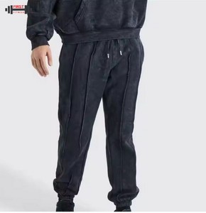Survêtement délavé à l'acide avec 100% coton en gros disponible à des prix raisonnables survêtement pour survêtements pour hommes, respirant - Product Image 5
