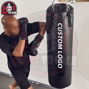 Bolsas de Boxeo y Sacos de Arena de Piel Sintética de Primera Calidad, Color Negro, Servicio OEM ODM, Ligeras y Duraderas - Product Image 4