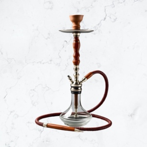 Mejor calidad de acero inoxidable y madera de gran calibre chapado en oro Premium Vial Hookah Set - Product Image 2