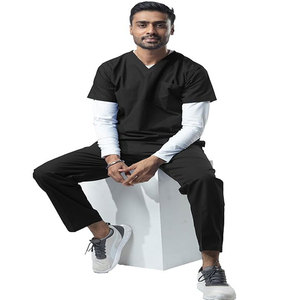 Venta al por mayor personalizados de los hombres con cuello en V conjuntos de uniformes de hospital médico enfermera Scrub - Product Image 2