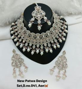 Antique Rose Gold Plated Ethnic Cubic Zircon Crystal Dangle Drop <b>Choker</b> Wedding Party Necklace and Earring Set for Women - Product Image 3