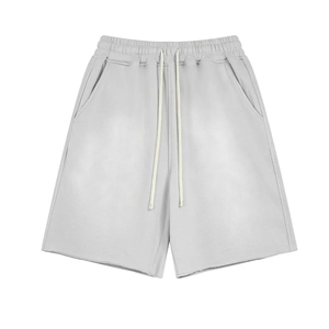 Shorts de jogging décontractés d'été personnalisés avec logo pour hommes, grandes tailles, délavés à l'acide, en gros, en vente 2026 - Product Image 3