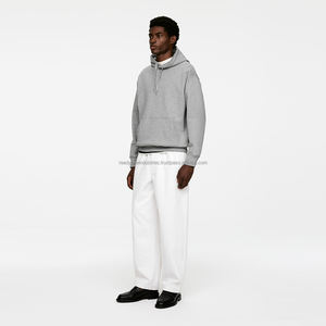 Sweat à capuche coupe carrée mode hiver 380gsm polaire surdimensionné Vintage sweat à capuche lavé à l'acide sérigraphie personnalisée Logo nouveauté sweats à capuche - Product Image 1