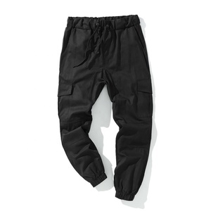 Nueva venta al por mayor 100% algodón gimnasio Joggers Cargo pantalones holgados estilo deportivo con bolsillos laterales y Spandex personalizado pista pantalones de chándal - Product Image 5