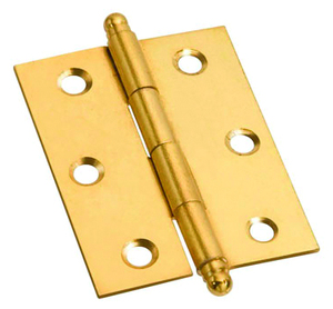 Cerniera con perno rimovibile in ferro ottone mm. 30x30 - Product Image 2