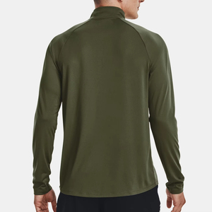 Sudaderas Personalizadas con Logotipo Bordado para Hombre, Ropa Deportiva de Gimnasio Elástica 100% Poliéster, Ligera, con Cierre de Cremallera de un Cuarto - Product Image 2