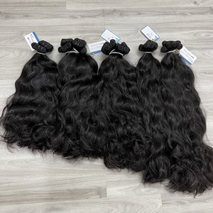 Meilleure vente!! Prix de gros 100% extensions de cheveux humains de trame vietnamienne extensions de cheveux de trame Remy bruts à double tirage - Product Image 1