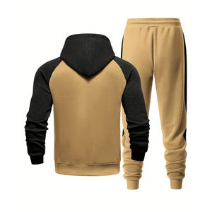 Ropa deportiva informal para hombre, conjunto de dos piezas, gimnasio al aire libre, entrenamiento físico, ropa para correr, fabricación de otoño, chándal deportivo - Product Image 3