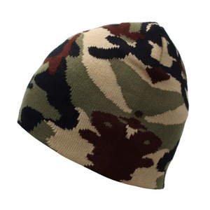 Caza Cálido Deporte de invierno Sombrero de invierno para hombre Gorro de camuflaje Camo Classic Gorro con logotipo cosido personalizado - Product Image 3