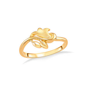 Bague vintage en zircon fleur de cerisier pour femme, plaquée rhodium, bijoux fins - Product Image 2