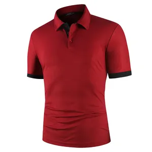 supplier clothes for men online zipper collar zip neck polo shirt zip polo cotton jersey polo shirts