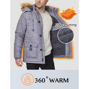 Chaqueta Parka Personalizada para Hombre con Interior Grueso, Estructura Resistente al Viento, Movimiento Flexible y Producción Profesional - Product Image 4
