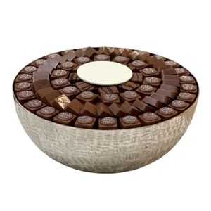 High Quality Handmade Large Size Chocolate <b>Serving</b> <b>Bowl</b> Fabulous Design Dessert Display <b>White</b> & Gold Chocolate <b>Bowl</b> On-Sale - Product Image 6