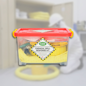 Kit de contrôle des déversements chimiques, boîte de 20 litres, absorbant chimique robuste pour entrepôt industriel et usine - Product Image 2