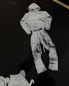 Nouveau Hip-hop Streetwear hommes costume haute rue décontracté rétro lettre imprimer Streetwear survêtement chaud tendance fermeture éclair à capuche 2025 - Product Image 6