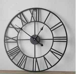 Large Metal Wall <b>Clock</b> Antique <b>Vintage</b> Decorative Wholesale Design for Home Living Room and Office Modern Interiors - Product Image 2